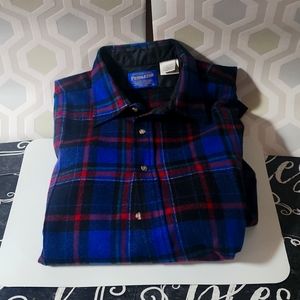 MINT vintage PENDLETON wool shirt jacket shacket coat USA Large unisex L